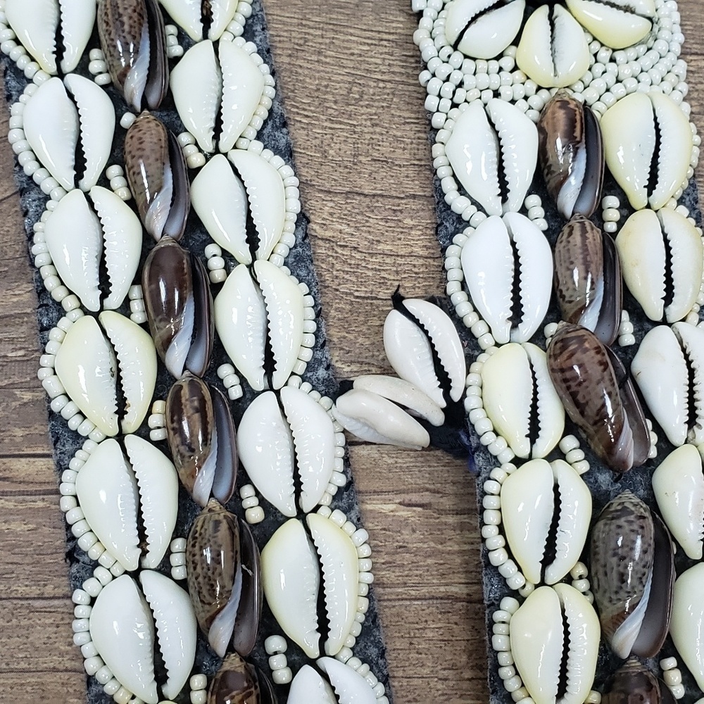 Vintage Shell embellished boho belt - Picture 4 of 5